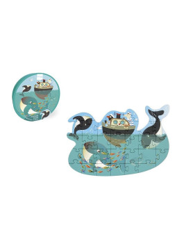 Puzzle Konturowe Scratch Orki 31 Elementów