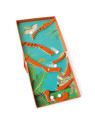 Scratch, magnetyczne puzzle Dinozaur i tor kulek gra 2w1