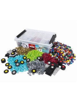 Plus-Plus GO!, Mini Mix- 2600 szt. 10 płytek 40 kół