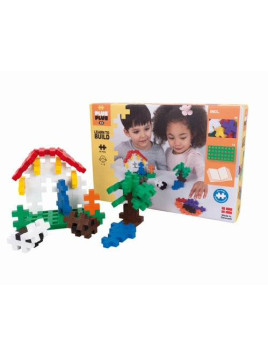 Plus-Plus, BIG MIX 60 szt. i płytka - Learn to build