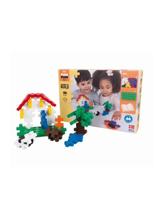 Plus-Plus, BIG MIX 60 szt. i płytka - Learn to build