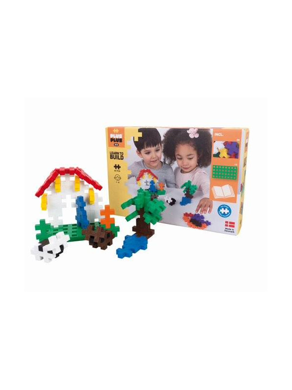 Plus-Plus, BIG MIX 60 szt. i płytka - Learn to build