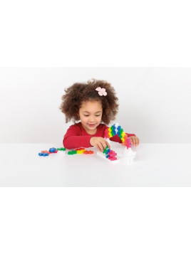 Plus-Plus, BIG MIX 60 szt. i płytka - Learn to build