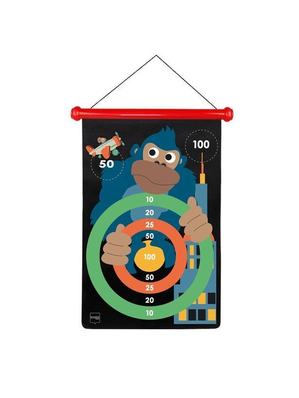Scratch, Rzutki magnetyczne Małpka w mieście, rozmiar L - uszkodzone opakowanie RABAT 5%