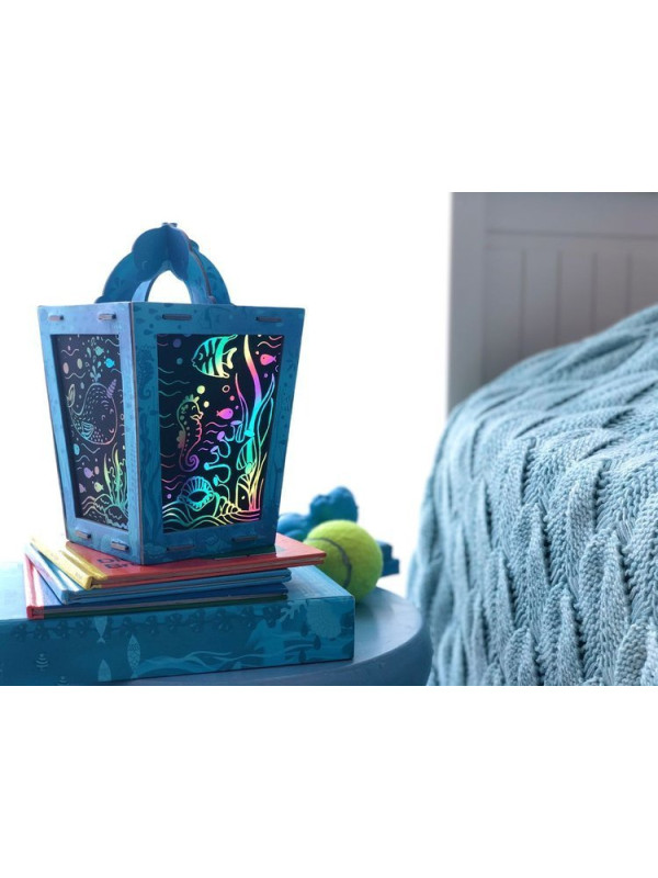 Box Candiy, zestaw kreatywny zdrapka Lampion Ocean USZKODZONE OPAKOWANIE RABAT 5%
