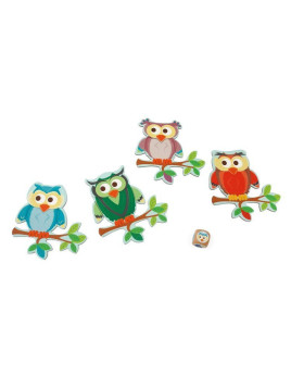 Puzzle sensoryczne dla dzieci - Scratch Gra Sówki