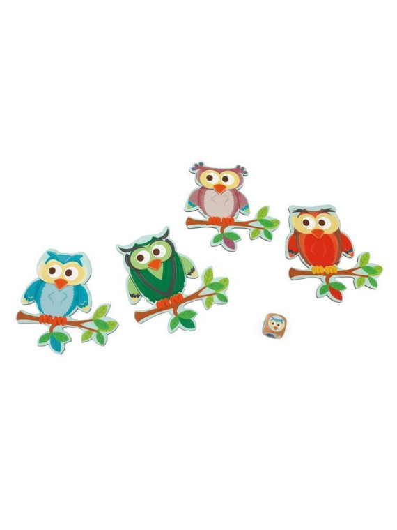 Puzzle sensoryczne dla dzieci - Scratch Gra Sówki