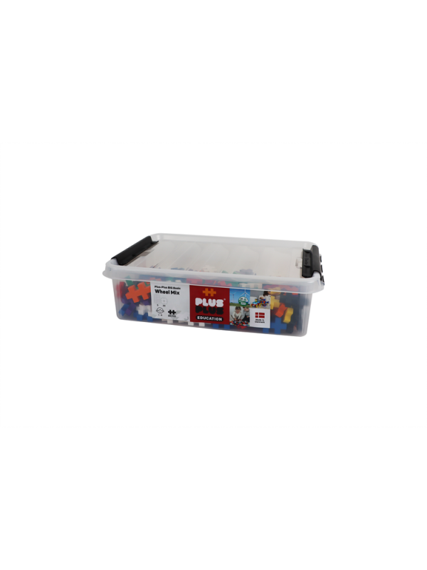 Plus-Plus Make & Go!, BIG Basic - 200 szt 5 płytek 20 kół - Edukacja
