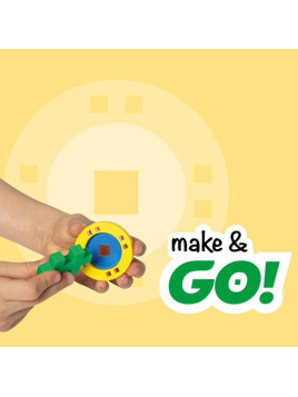 Plus-Plus Make & Go!, BIG Basic - 200 szt 5 płytek 20 kół - Edukacja