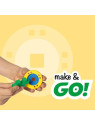 Plus-Plus Make & Go!, BIG Basic - 200 szt 5 płytek 20 kół - Edukacja