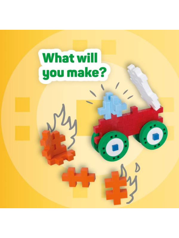 Plus-Plus Make & Go!, BIG Basic - 200 szt 5 płytek 20 kół - Edukacja