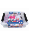 Plus-Plus, Mini Basic, Neon, Brokat, 2 płytki - 2400 szt - Edukacja