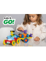 Plus-Plus BIG Basic - Make & GO! - 70 szt. Auto z przyczepą