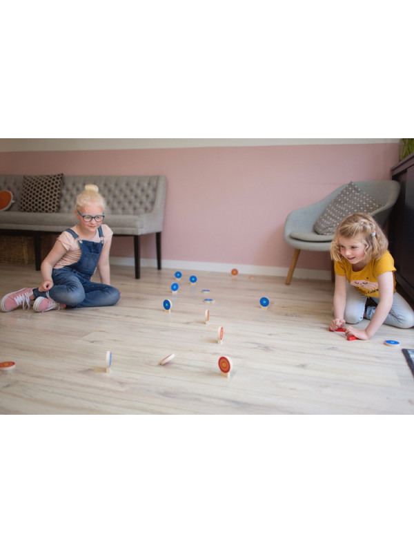 BS Toys, drewniana gra zręcznościowa Kolorowy cel - uszkodzone opakowanie 5% RABAT