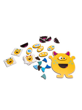 BS Toys,drewniana gra logiczna Naśladuj Humorka  10% USZKODZONE OPAKOWANIE