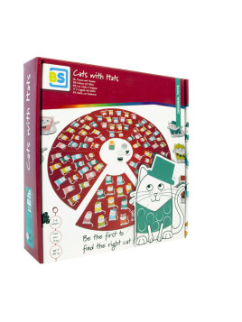 Gra logiczna i obserwacyjna dla dzieci - BS Toys Kot w Kapeluszu