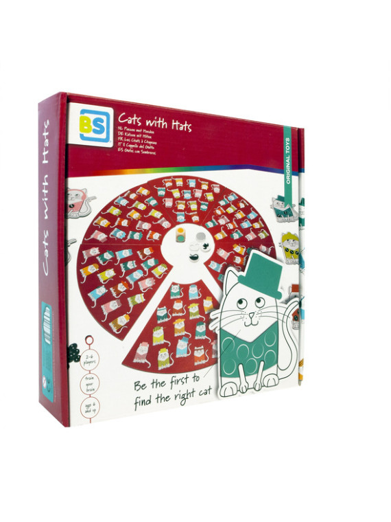 Gra logiczna i obserwacyjna dla dzieci - BS Toys Kot w Kapeluszu