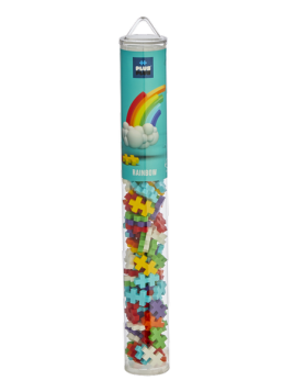 Plus-Plus, Mini Rainbow Tuba - 100 szt