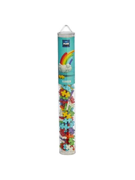 Plus-Plus, Mini Rainbow Tuba - 100 szt