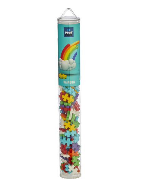 Plus-Plus, Mini Rainbow Tuba - 100 szt