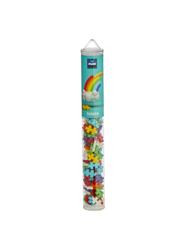 Plus-Plus, Mini Rainbow Tuba - 100 szt