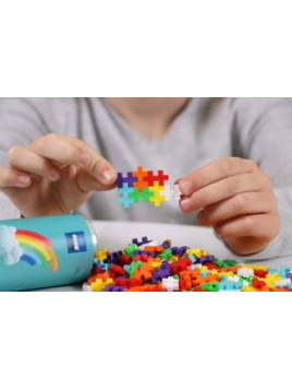 Plus-Plus, Mini Rainbow Tuba - 100 szt