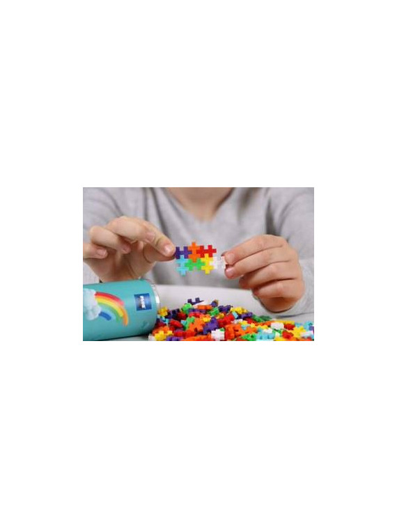 Plus-Plus, Mini Rainbow Tuba - 100 szt