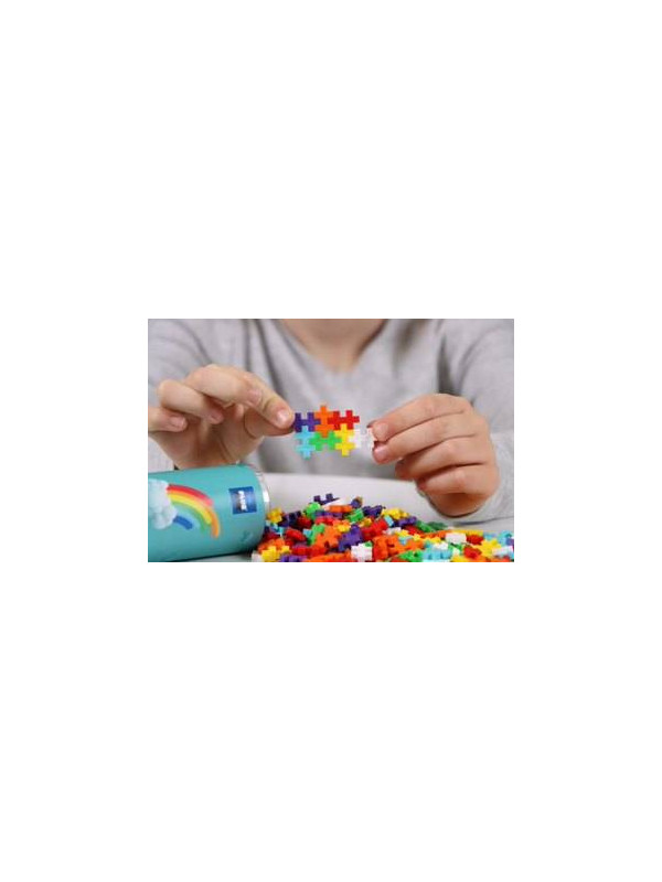 Plus-Plus, Mini Rainbow Tuba - 100 szt