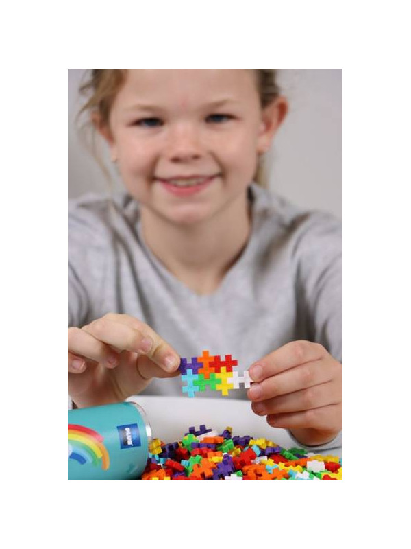 Plus-Plus, Mini Rainbow Tuba - 100 szt