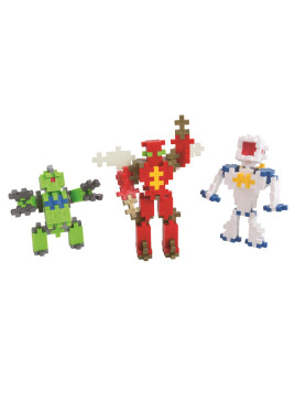 Klocki konstrukcyjne dla dzieci -  Plus Plus Mini Roboty 170 sztuk