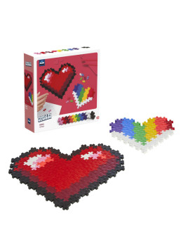 Plus-Plus Mini, Puzzle po numerach 250 szt - 2 Serca