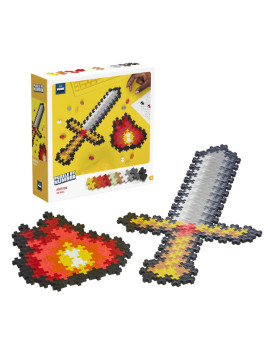 Plus-Plus Mini, Puzzle po numerach 250 szt - Miecz i ogień USZKODZONE OPAKOWANIE RABAT 10%