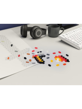 Plus-Plus Mini, Puzzle po numerach 250 szt - Miecz i ogień USZKODZONE OPAKOWANIE RABAT 10%