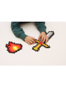 Plus-Plus Mini, Puzzle po numerach 250 szt - Miecz i ogień USZKODZONE OPAKOWANIE RABAT 10%