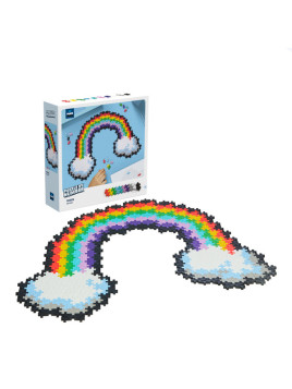 Puzzle sensoryczne dla dzieci - Układanka Tęcza Plus Plus