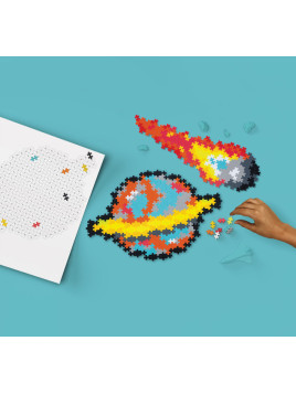Plus-Plus Mini, Puzzle po numerach 500 szt - Kosmos USZKODZONE OPAKOWANIE RABAT 10%