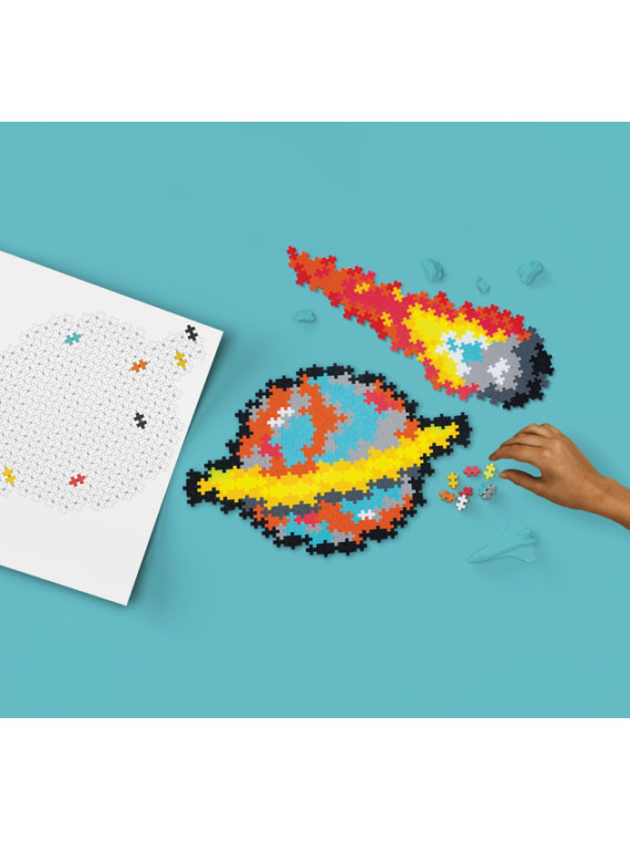 Plus-Plus Mini, Puzzle po numerach 500 szt - Kosmos USZKODZONE OPAKOWANIE RABAT 10%