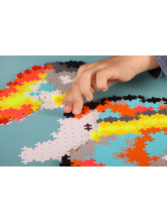 Plus-Plus Mini, Puzzle po numerach 500 szt - Kosmos USZKODZONE OPAKOWANIE RABAT 10%