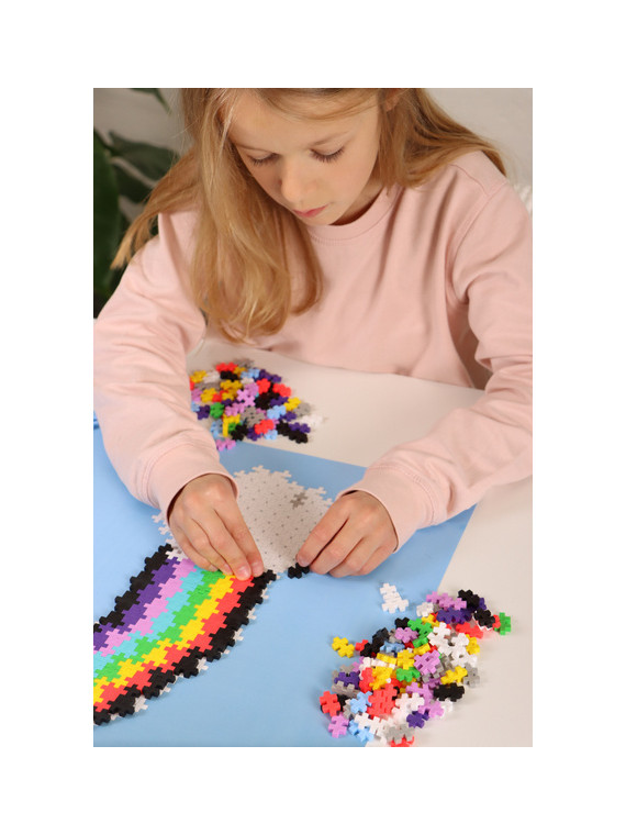Puzzle sensoryczne dla dzieci - Układanka Tęcza Plus Plus