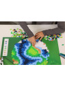 Plus-Plus Mini, Puzzle po numerach 800 szt - Kula ziemska