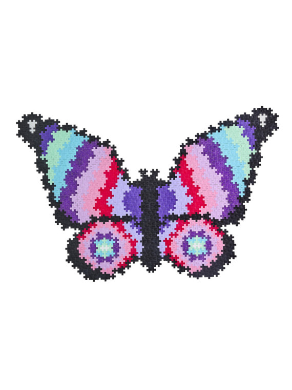 Plus-Plus Mini, Puzzle po numerach 800 szt - Motyl  10% USZKODZONE OPAKOWANIE