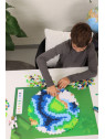 Plus-Plus Mini, Puzzle po numerach 800 szt - Kula ziemska
