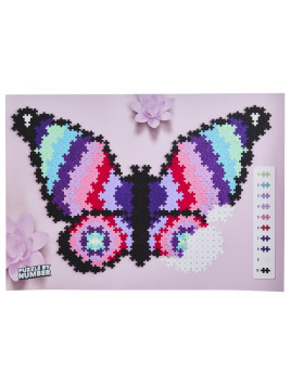 Plus-Plus Mini, Puzzle po numerach 800 szt - Motyl  10% USZKODZONE OPAKOWANIE