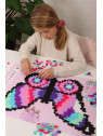 Plus-Plus Mini, Puzzle po numerach 800 szt - Motyl  10% USZKODZONE OPAKOWANIE