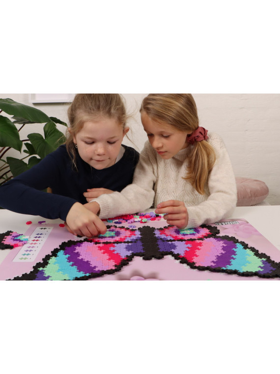 Plus-Plus Mini, Puzzle po numerach 800 szt - Motyl  10% USZKODZONE OPAKOWANIE