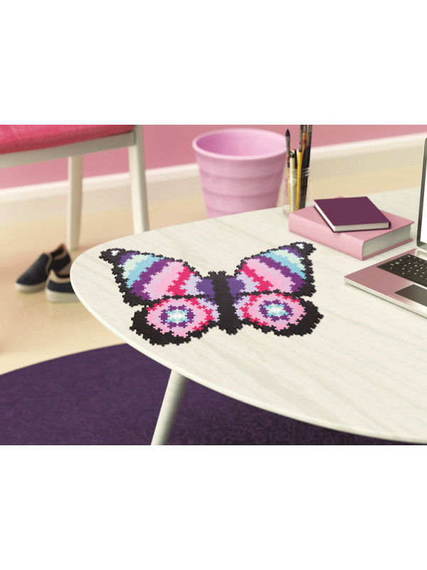 Plus-Plus Mini, Puzzle po numerach 800 szt - Motyl  10% USZKODZONE OPAKOWANIE