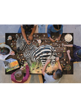 MADD CAPP,  Puzzle konturowe I AM - Zebra 1000 elem.