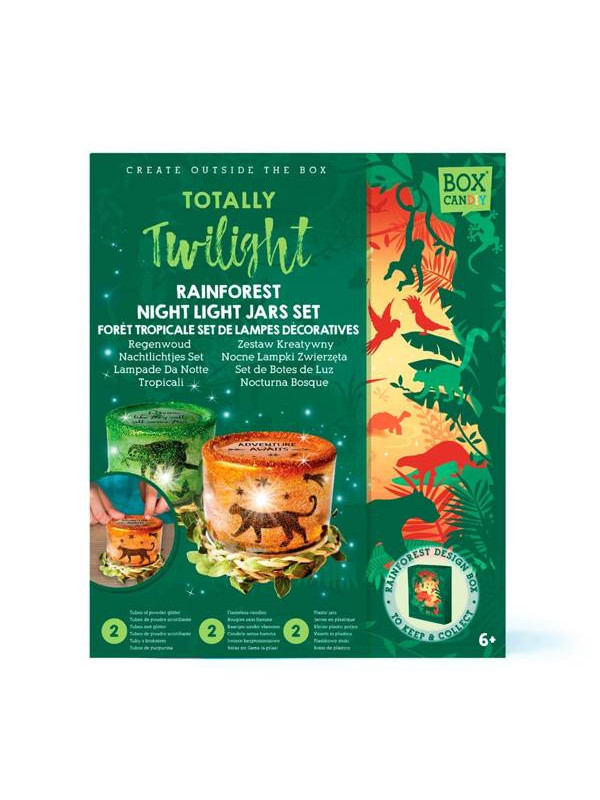 Box Candiy, zestaw kreatywny Nocne lampki  - Zwierzęta (2 szt) USZKODZONE OPAKOWANIE RABAT 10%