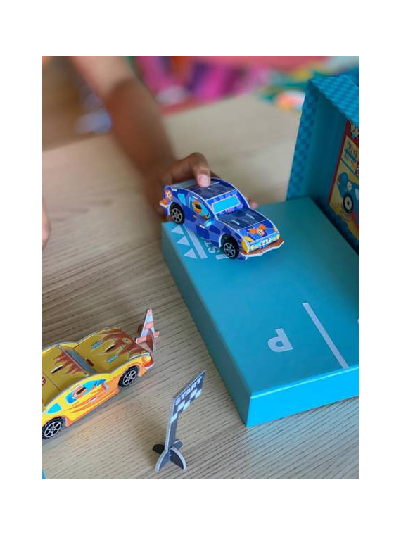 Box Candiy, zestaw kreatywny Wyścigówki pull back (2 szt)