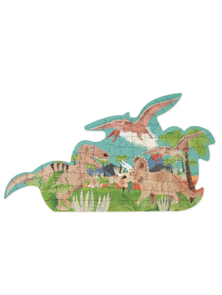 Scratch, Dwustronne Puzzle XL (100 elem) Dinozaury i szkielety